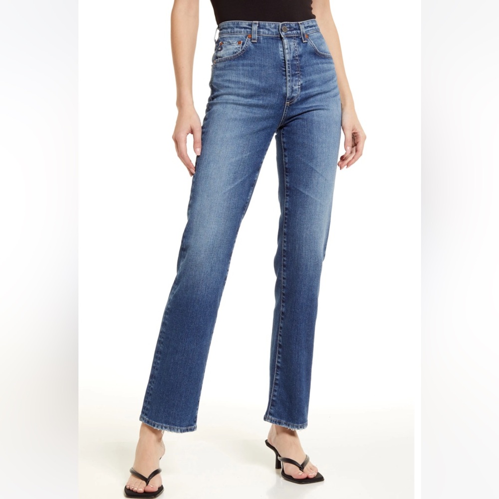 AG Alexxis High Waist Straight Leg Jeans